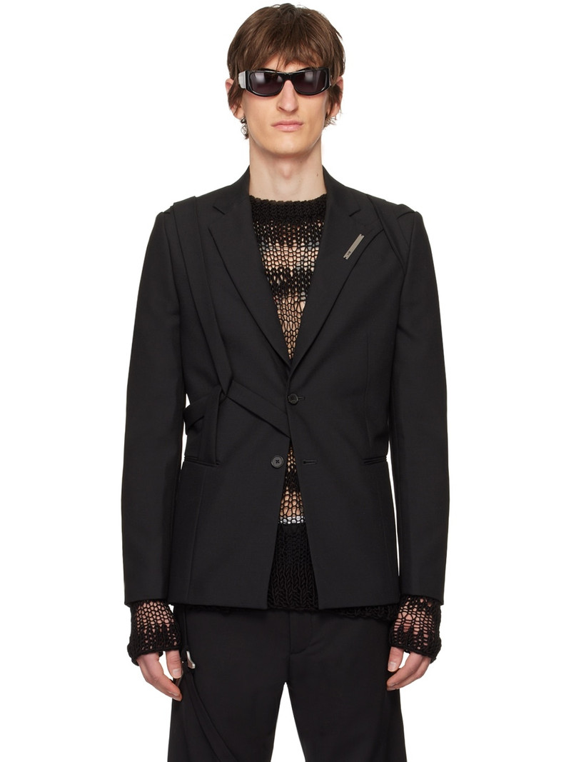 Black Equilibrium Blazer - 1