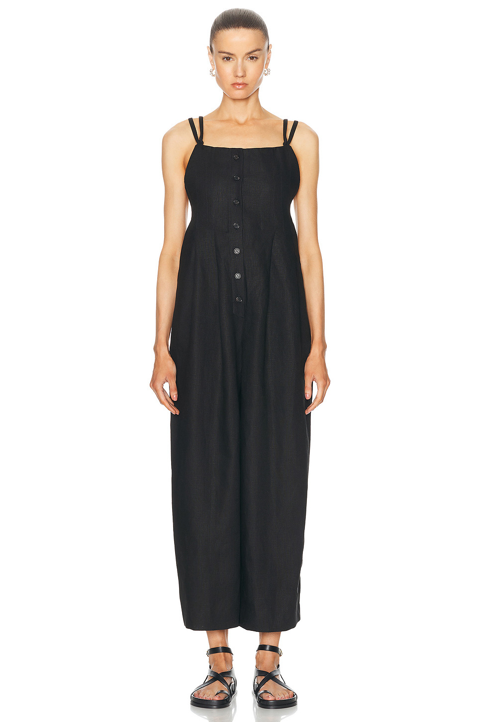 Linen Gardner Jumpsuit - 1
