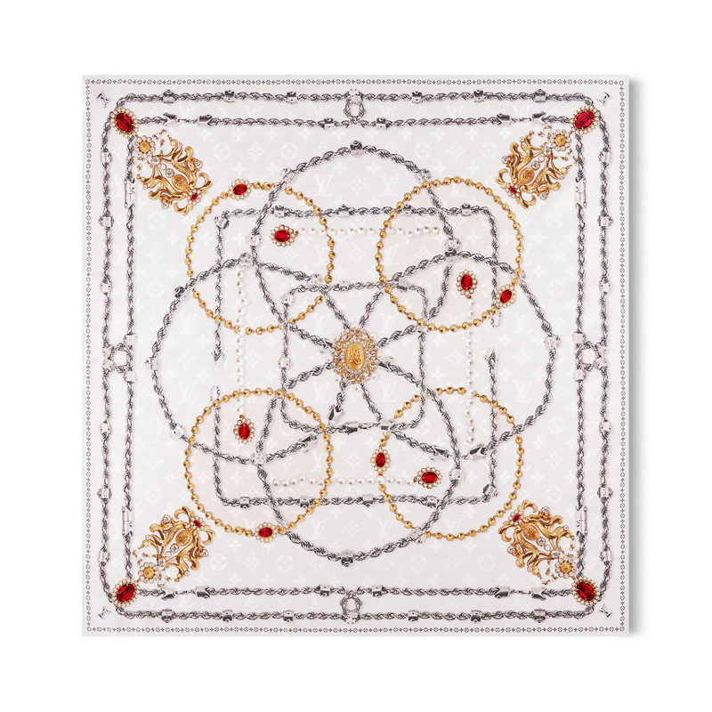 LV Dynasty Pearls Silk Square 1