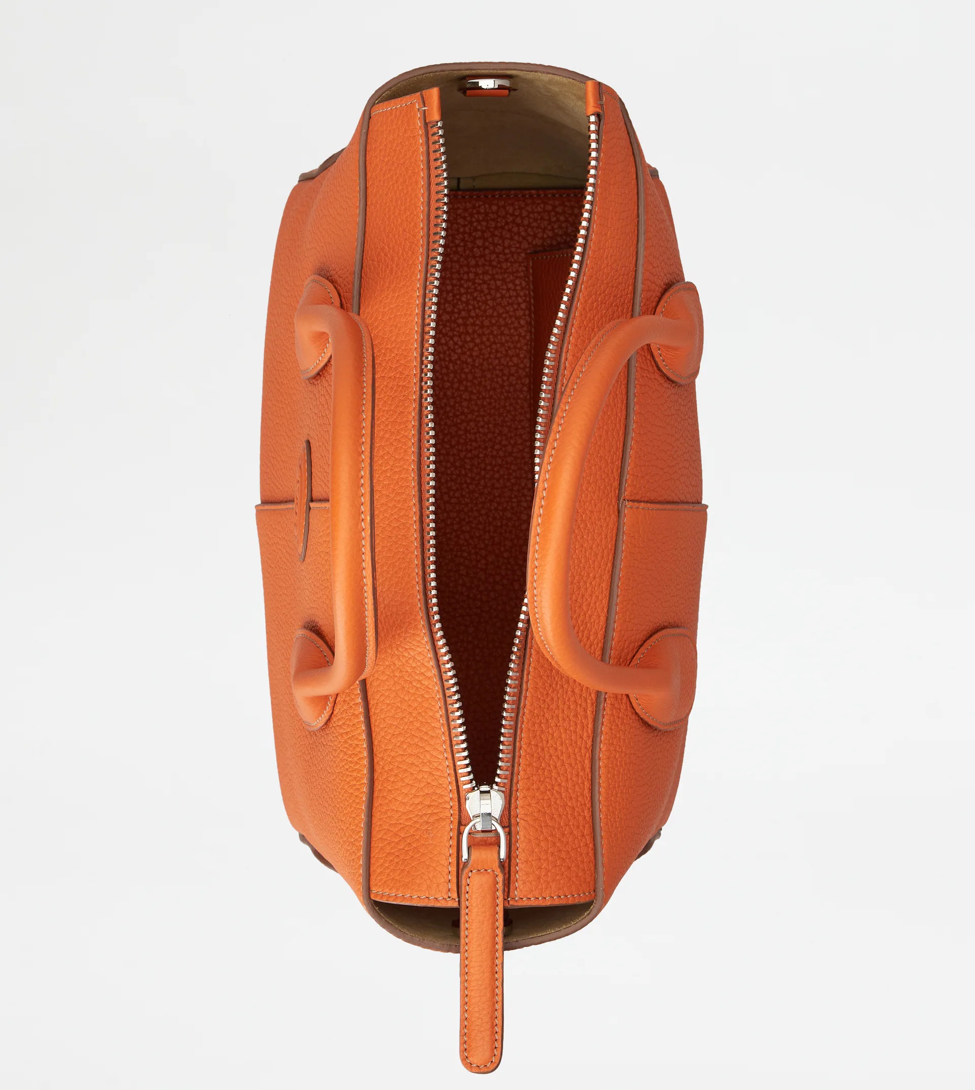 TOD'S DI BAG IN LEATHER SMALL - ORANGE - 4