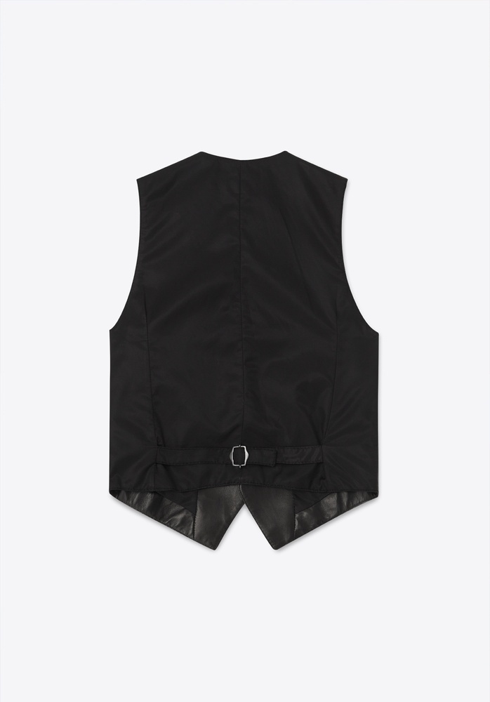 VEST 77 BLACK WOOL MOHAIR - 3