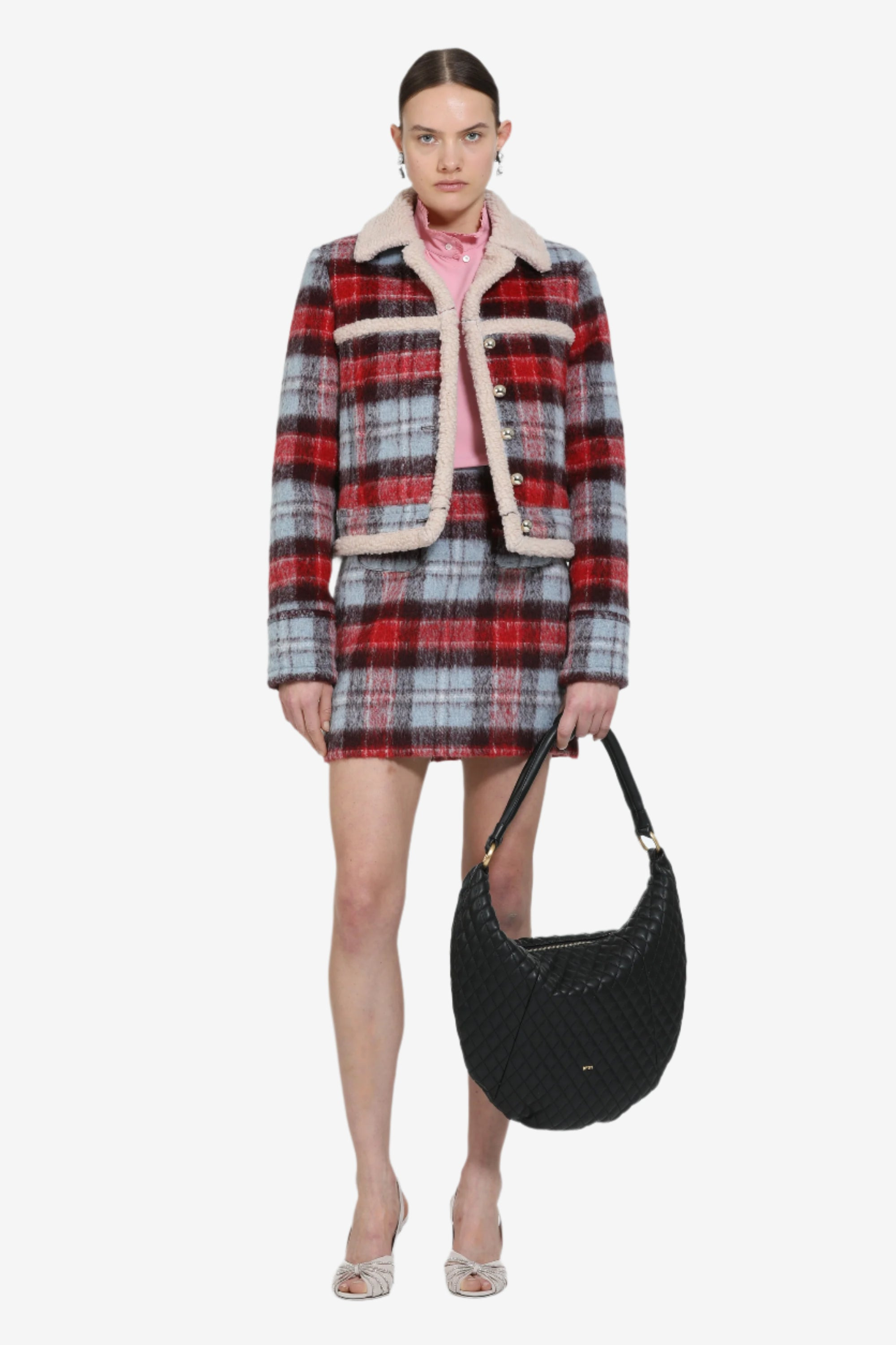 CHECKED MINISKIRT - 4