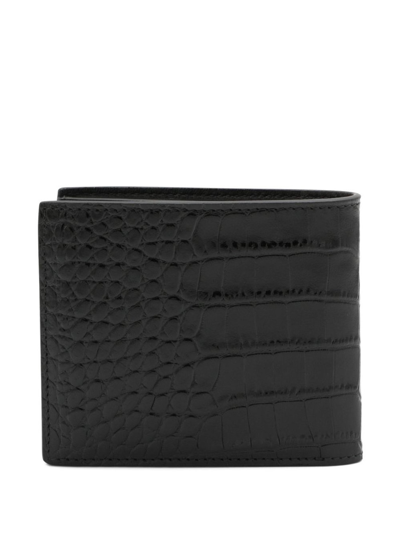 TOM FORD crocodile-effect wallet outlook