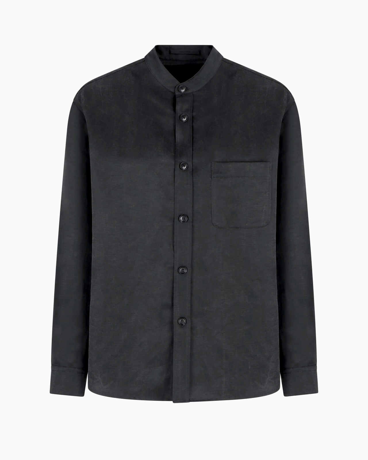 SHIRT JACKET IN LYOCELL AND LINEN CANVAS - 1