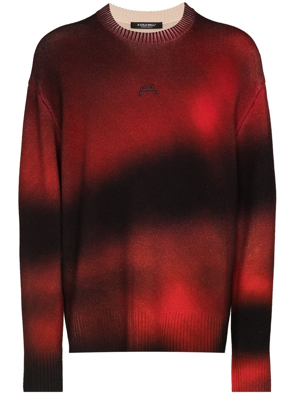 digital print wool jumper - 1