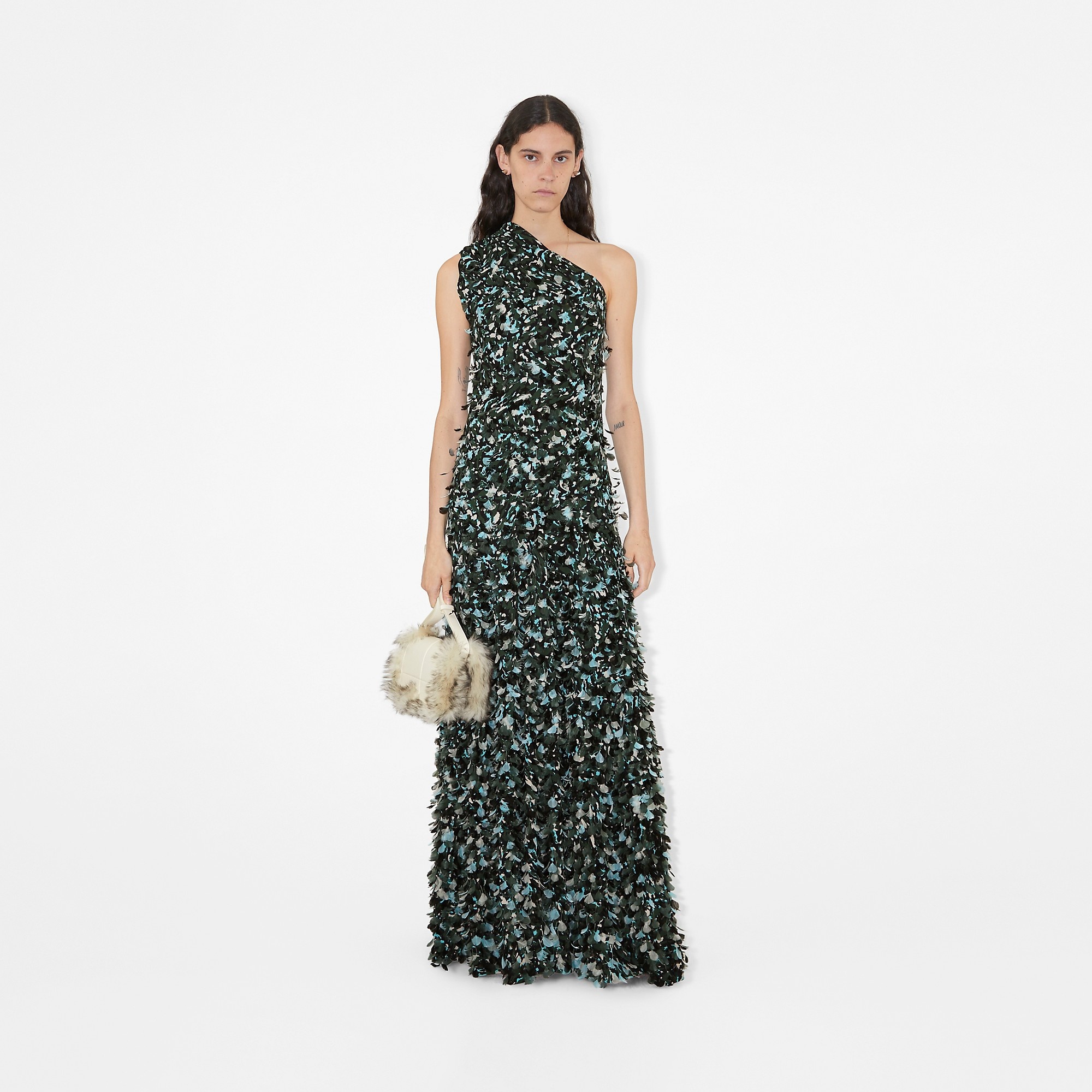 Feather Stretch Viscose Gown - 2