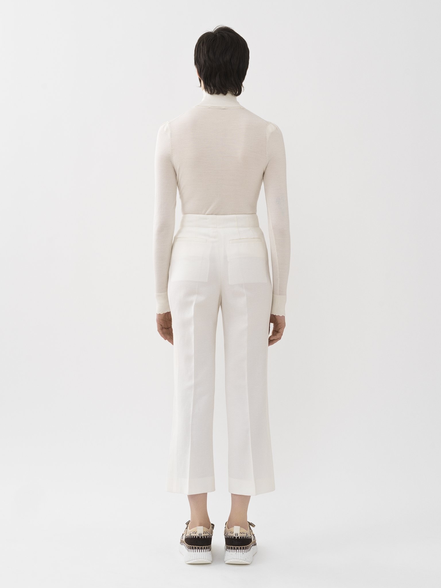 CROPPED SAILOR PANTS - 4