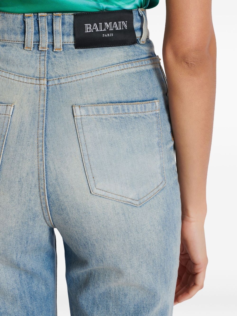 logo-patch jeans - 5