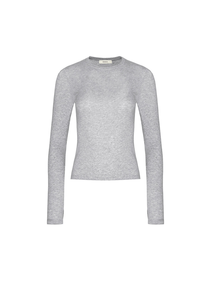Women's 365 Cotton-Stretch Long-Sleeved Top - Grey Marl 1