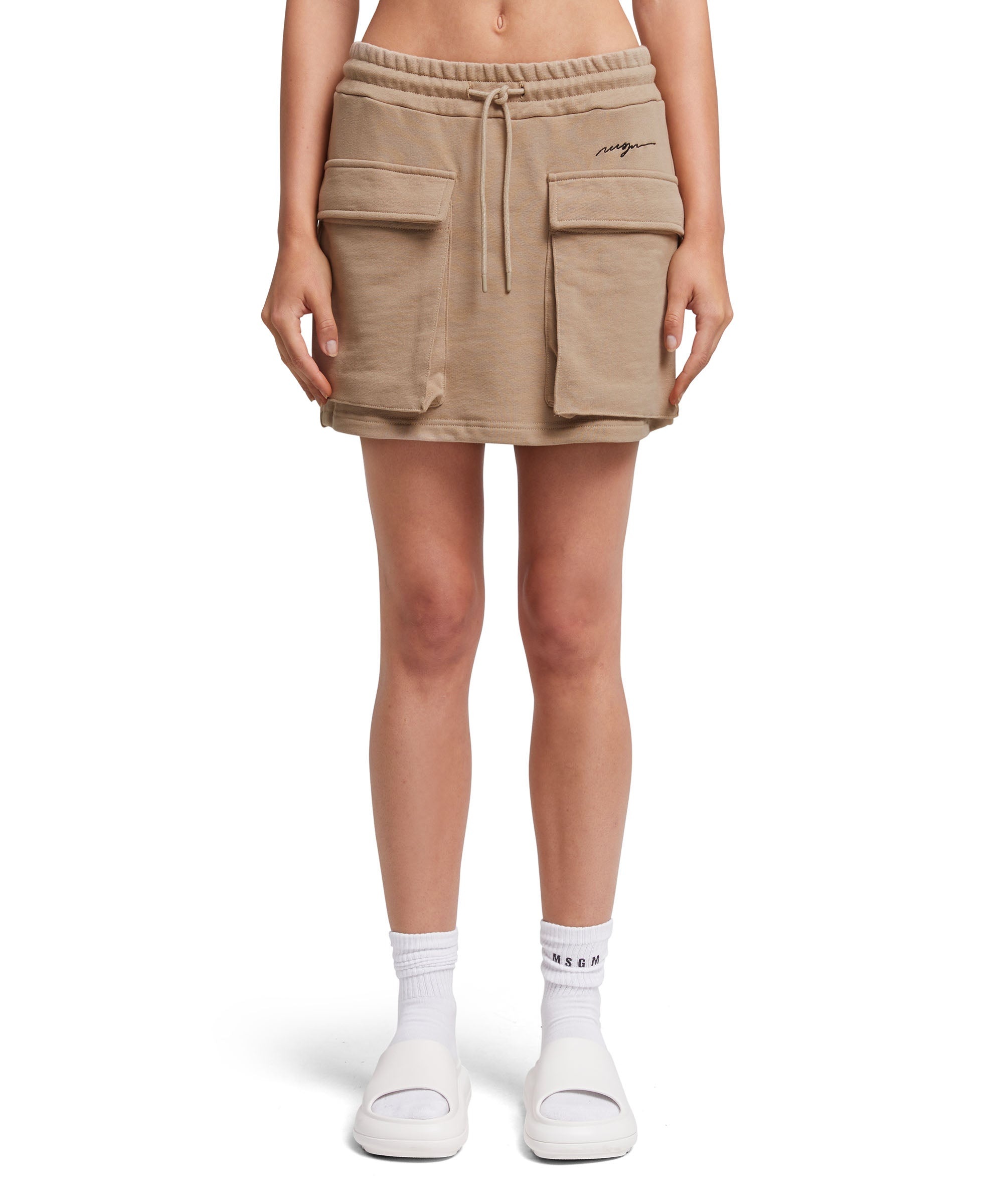 MSGM Fleece cargo skirt | REVERSIBLE