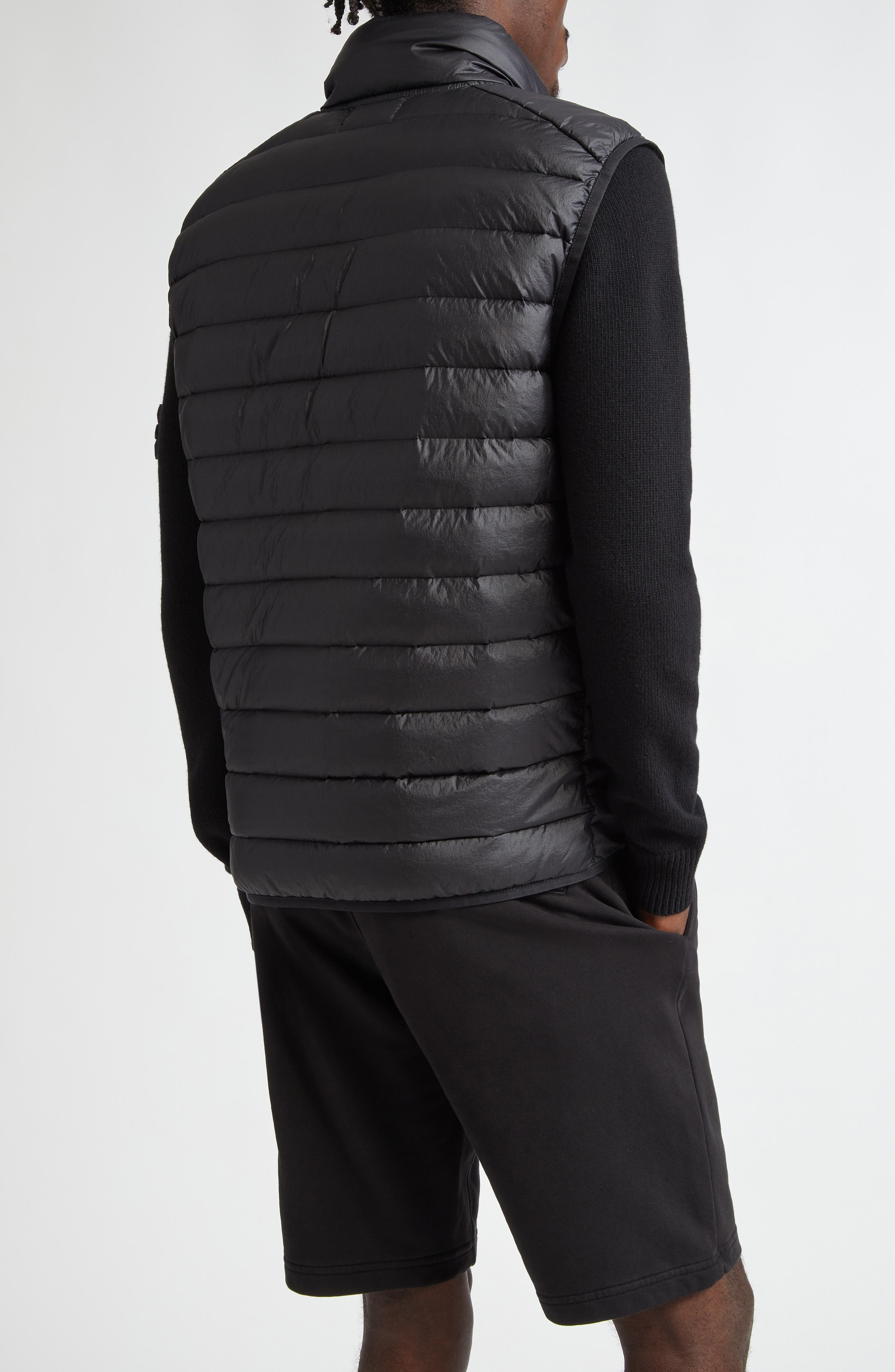 Stone Island Nylon Down Puffer Vest in Black at Nordstrom - 3