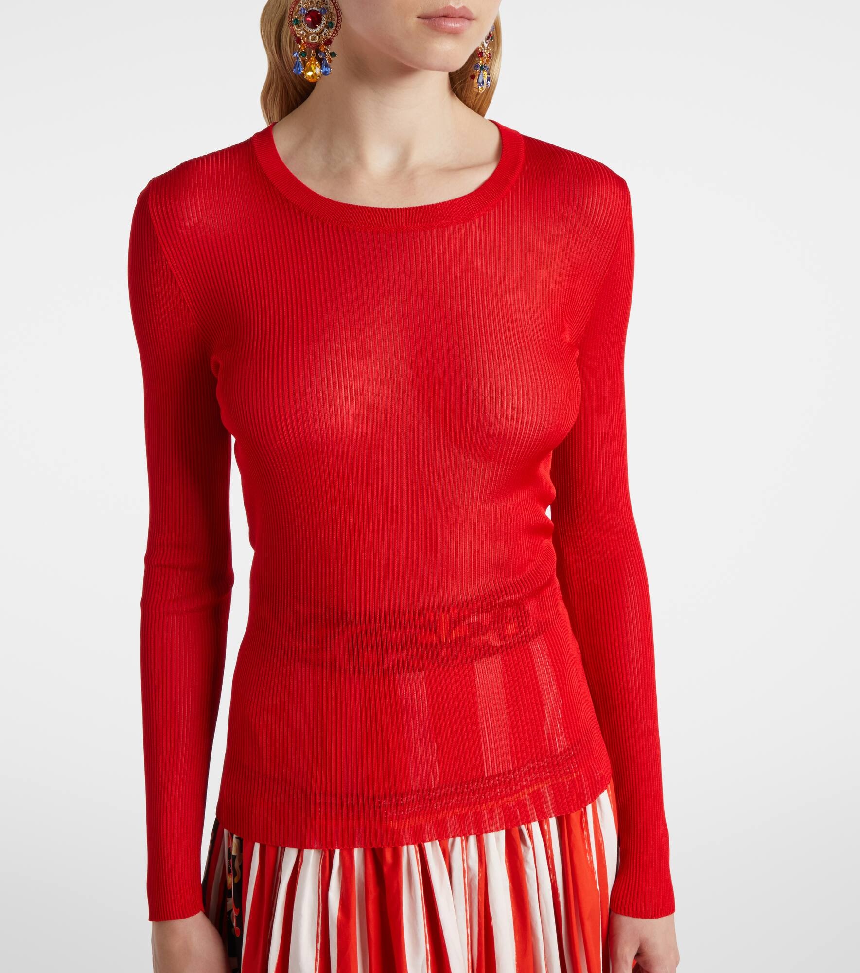 Ribbed-knit sweater - 5