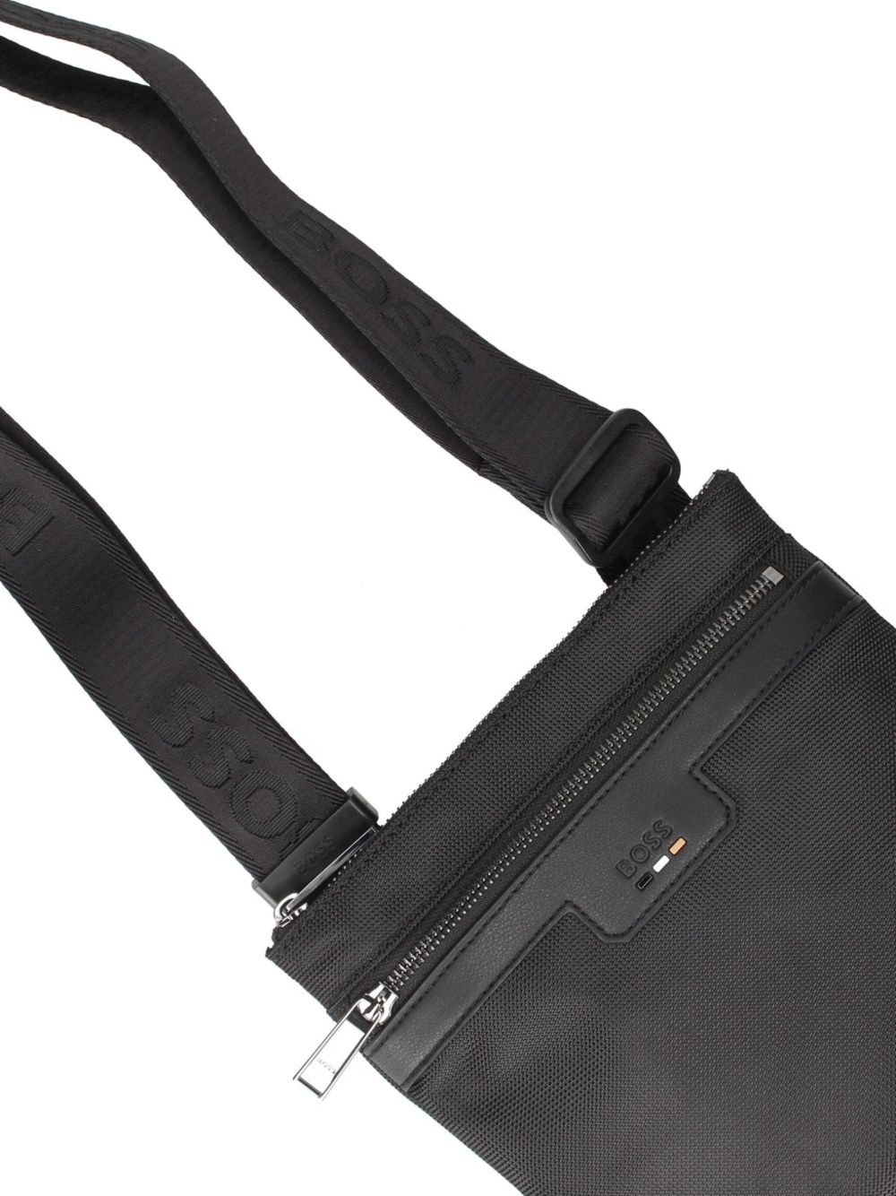 logo-debossed messenger bag - 5