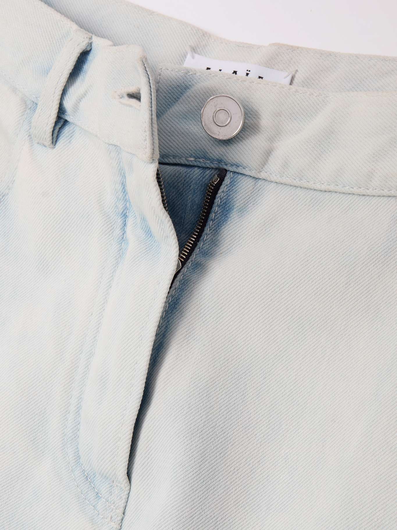 Low-rise barrel-leg jeans Light denim - 5