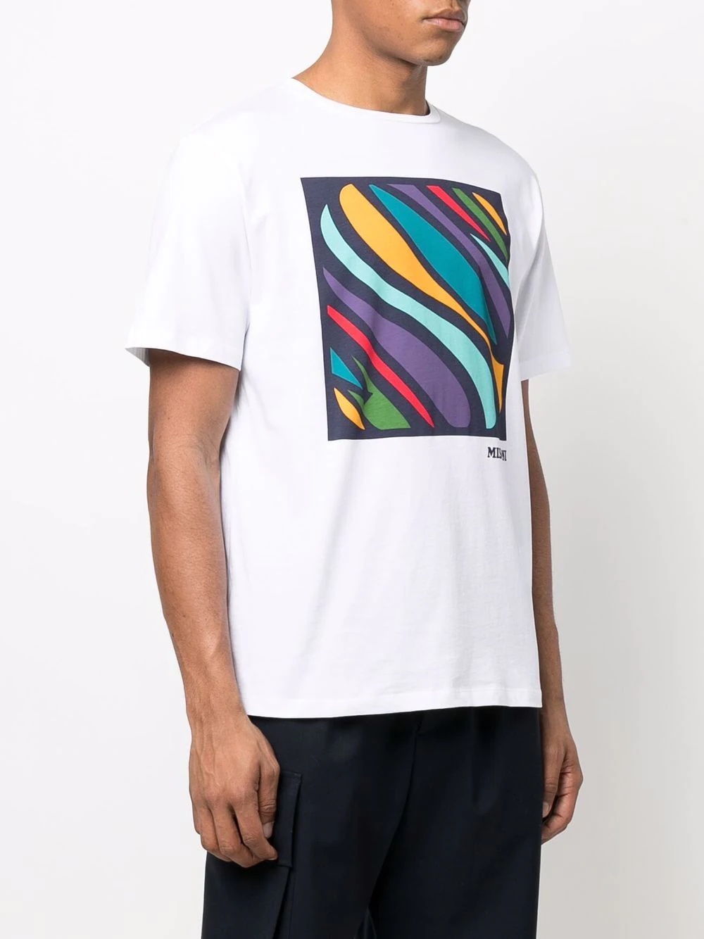 graphic logo-print short-sleeve T-shirt - 3