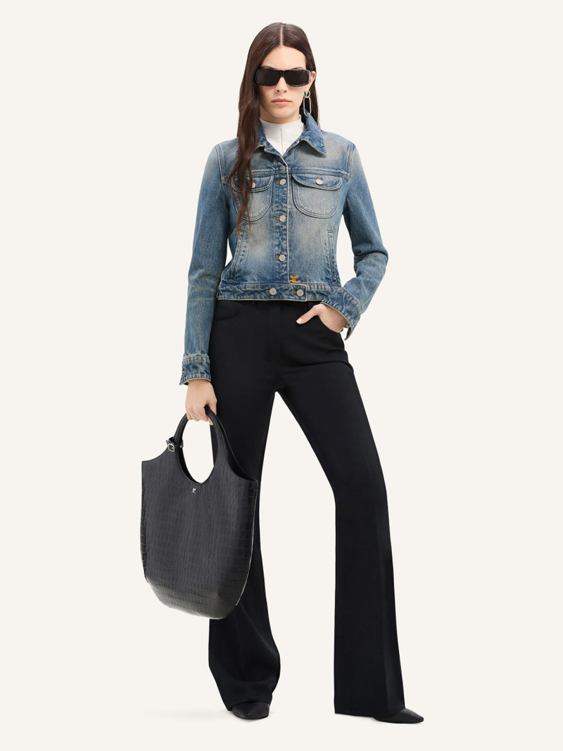 courrèges DENIM TRUCKER JACKET outlook