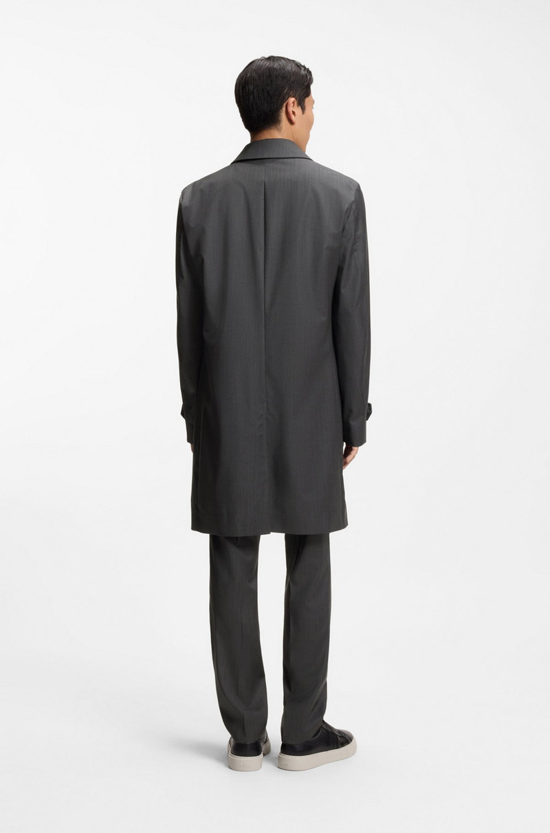 VIRGIN-WOOL COAT WITH WATER-REPELLENT FINISH 5