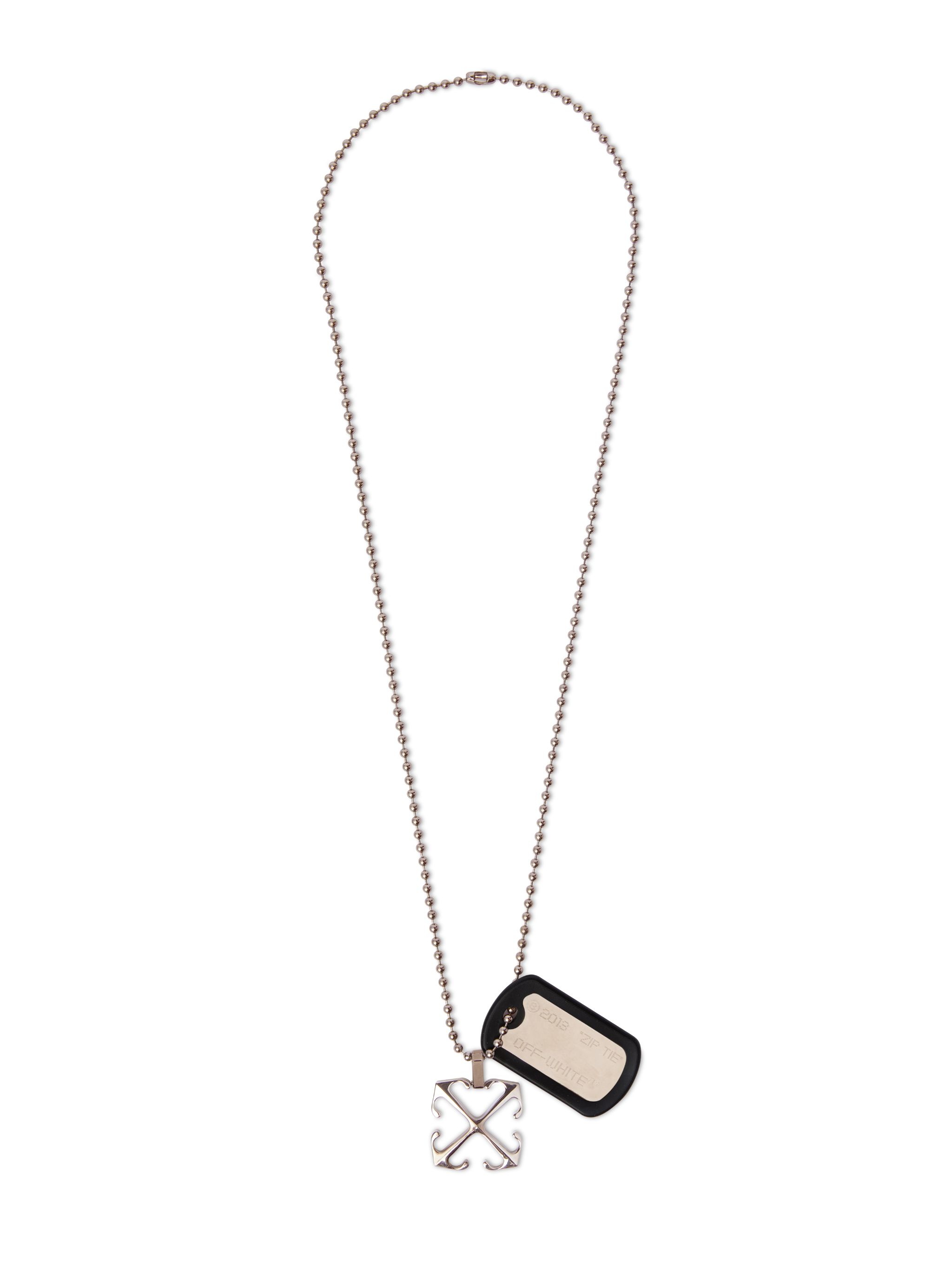 送料込【OFF-WHITE】Arrow モチーフ チェーンネックレス 25478113_57076931_600.jpg