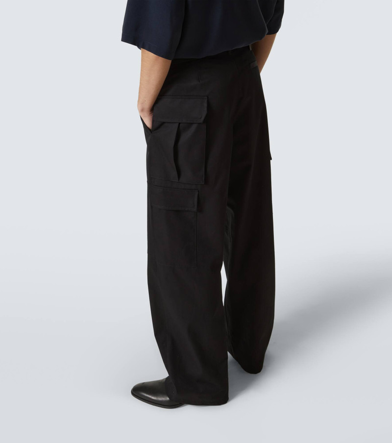 Cotton and silk cargo pants 6