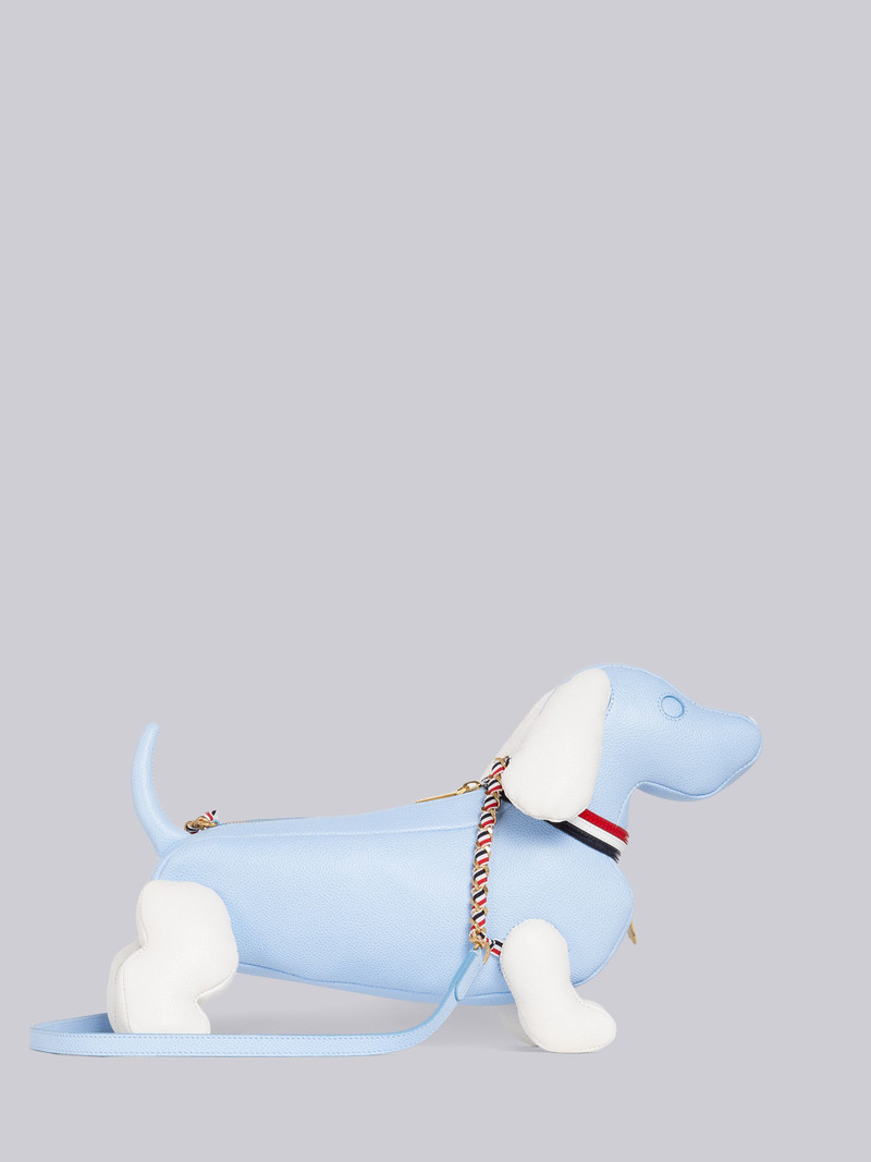 Light Blue Pebbled Mini Hector Bag 4