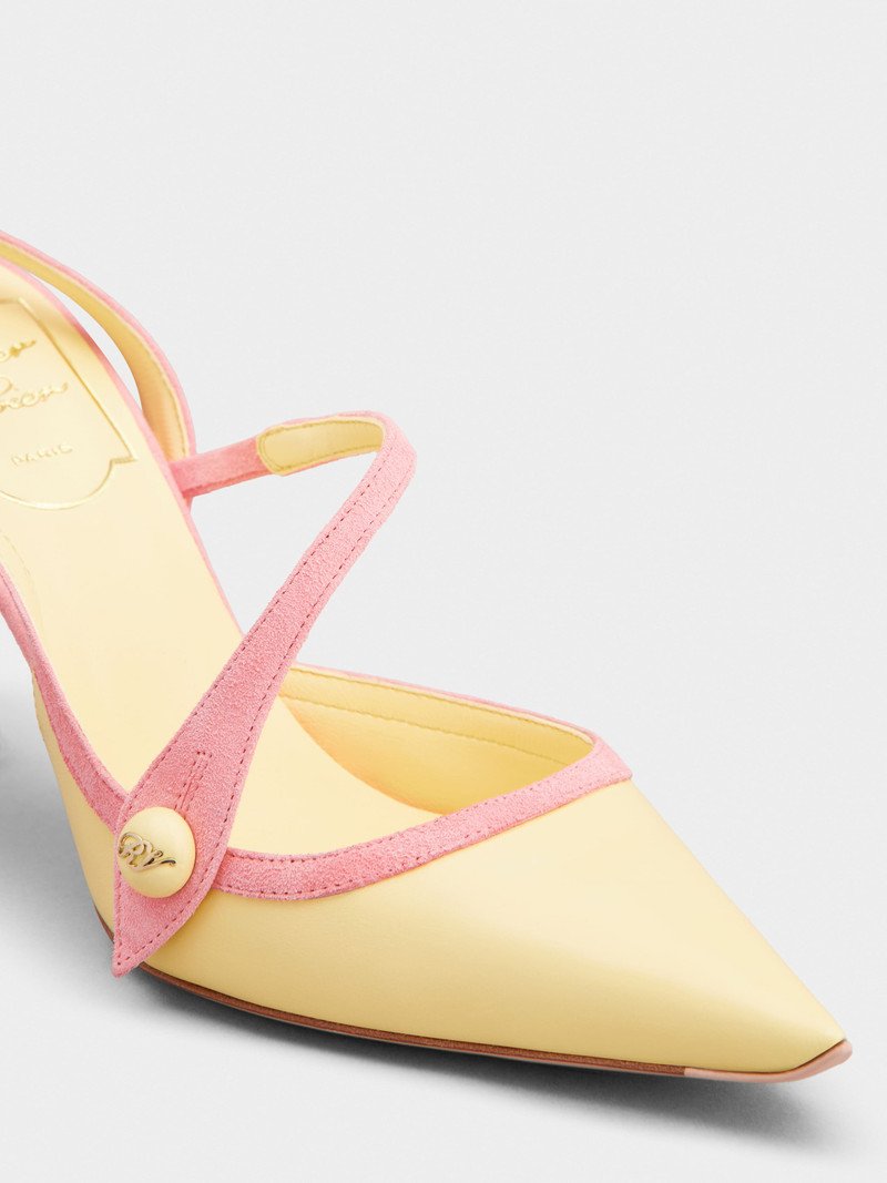 Rose Vivier Slingback Pumps in leather 3