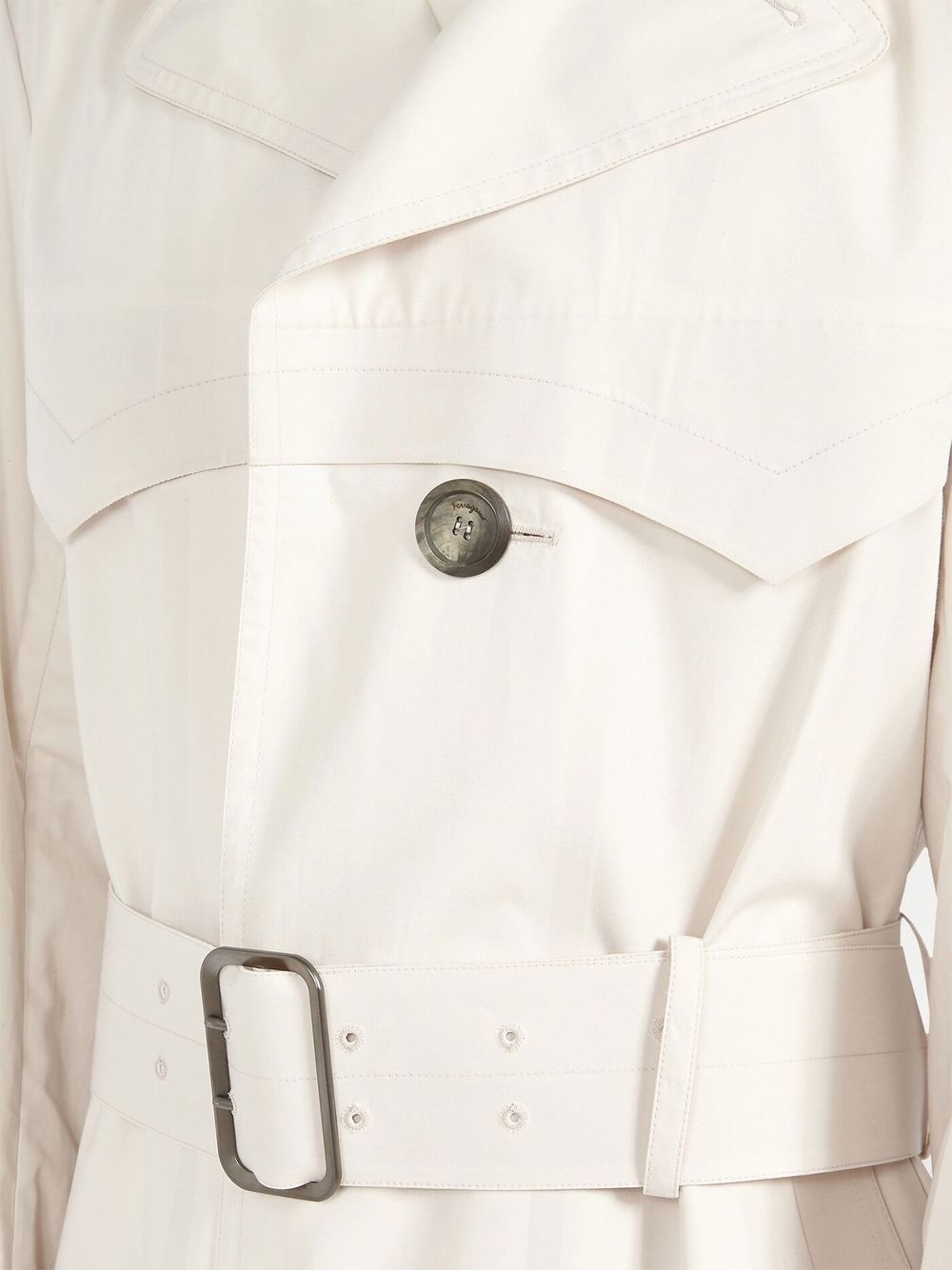 single-breasted trench coat - 4