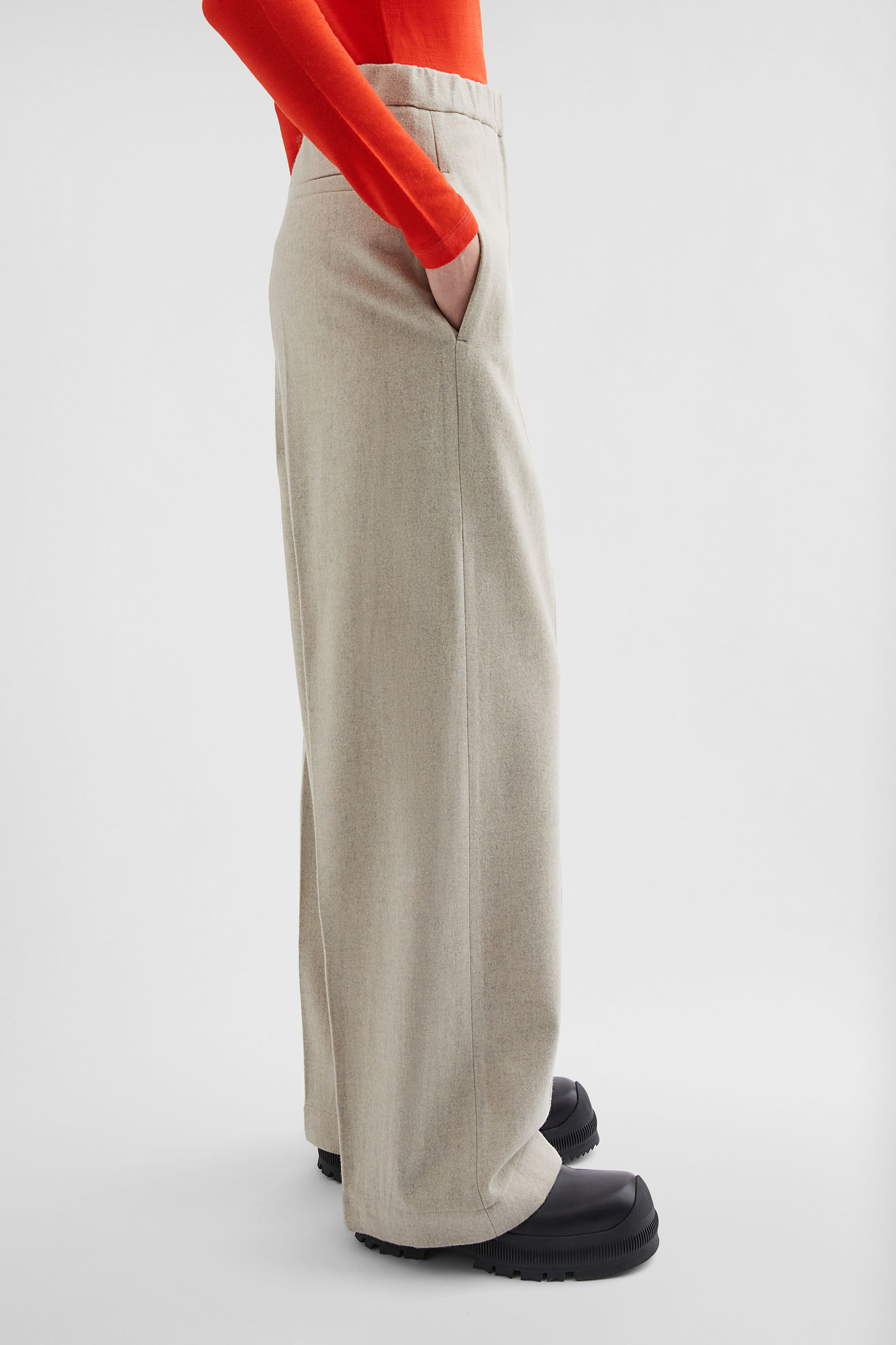 Wool Flannel Trousers - 4