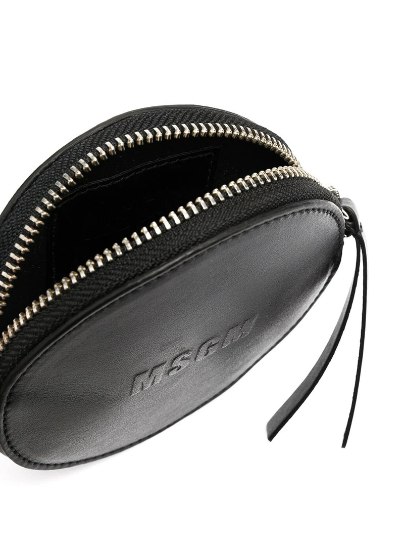logo-embossed circular mini bag 5