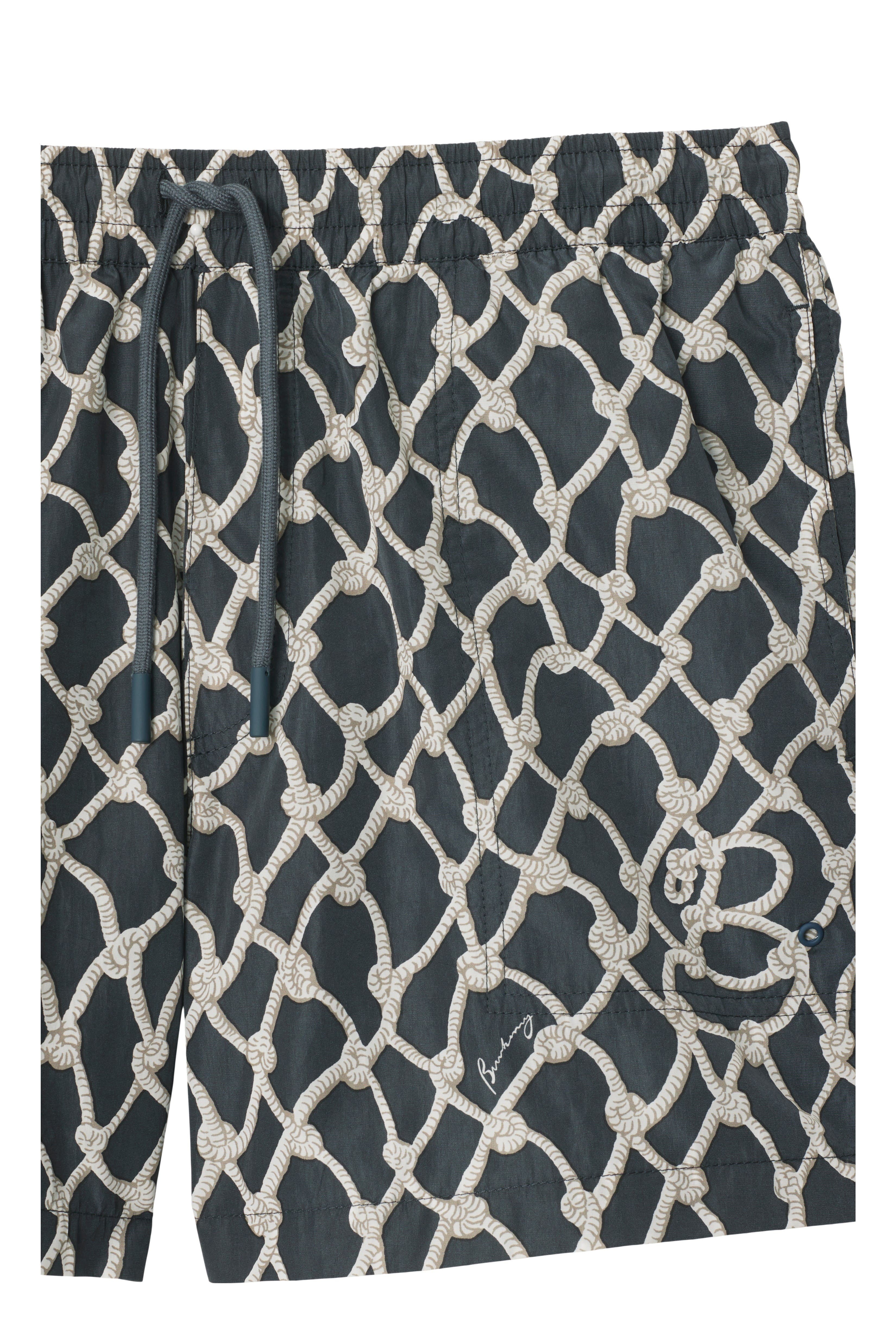 burberry Knot Nylon Swim Shorts in Magnet at Nordstrom - 5