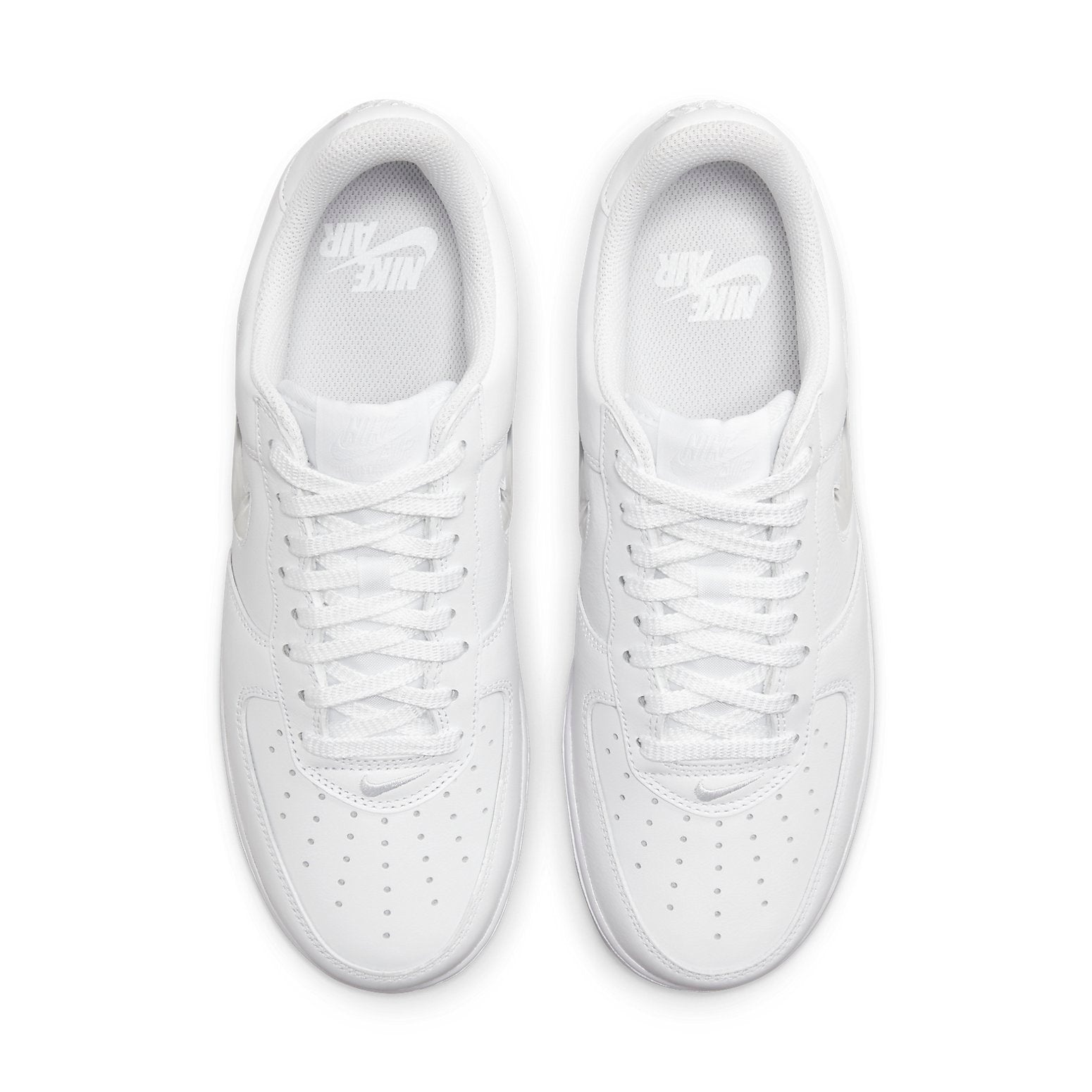 Nike Air Force 1 Low 07 Retro 'Color of the Month Jewel Swoosh Triple White' FN5924-100 - 4