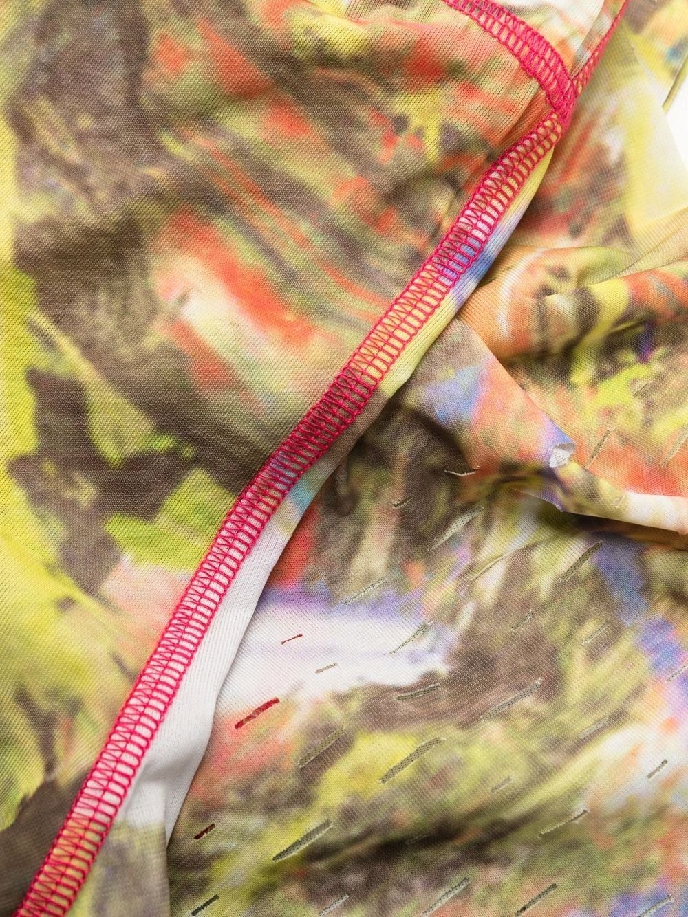 abstract-print footed leggings - 6