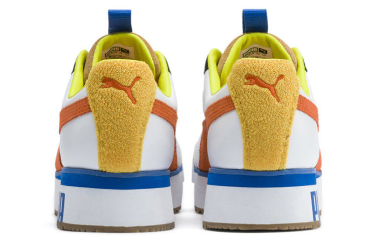 (WMNS) PUMA Roma Amor Sport 'White Mandarine' 371070-01 - 4