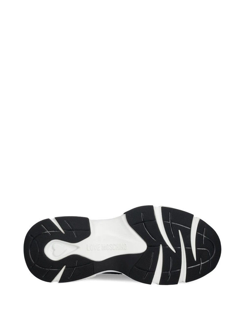 lace-up sock-detail sneakers 5