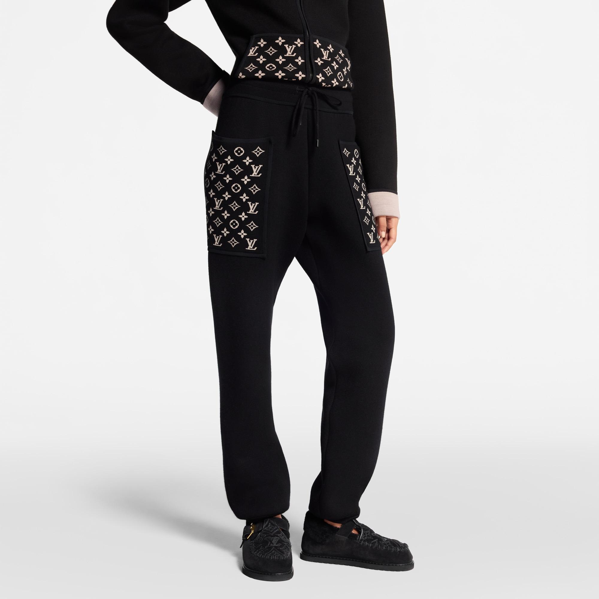 Monogram Accent Jogging Pants - 4