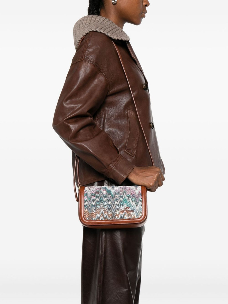 Missoni patterned leather cross body bag outlook