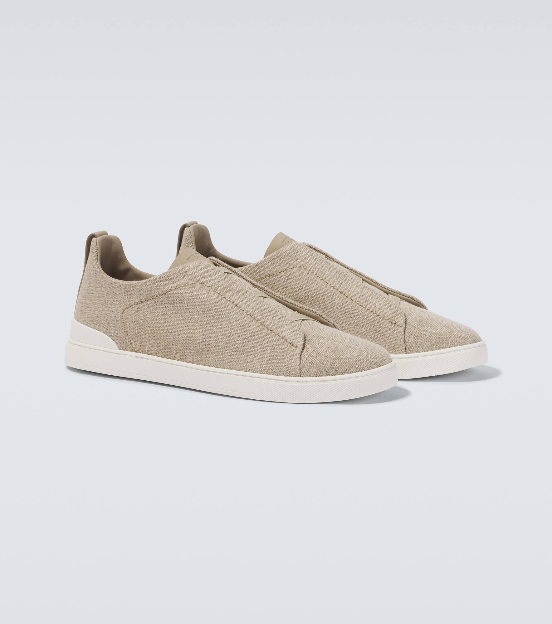 Triple Stitch canvas sneakers - 5