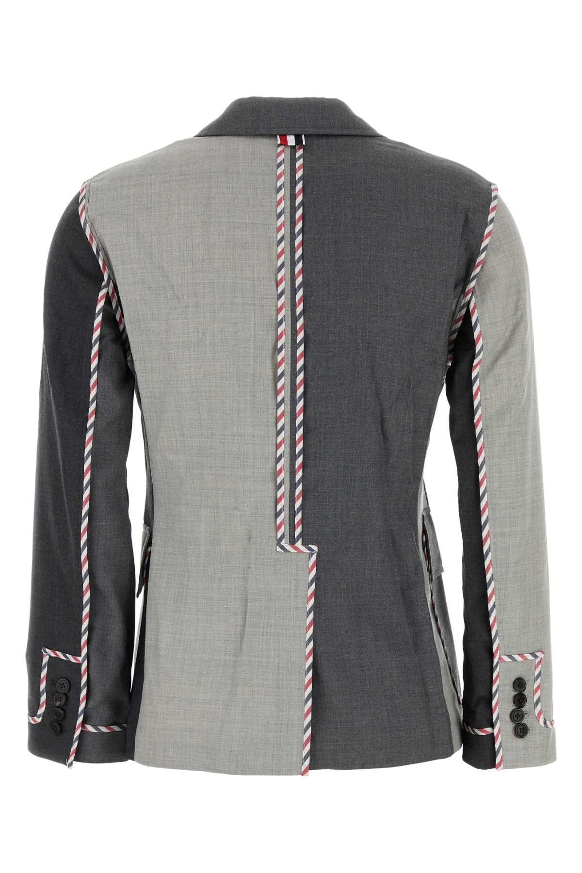Thom Browne Women Multicolor Wool Blazer - 2