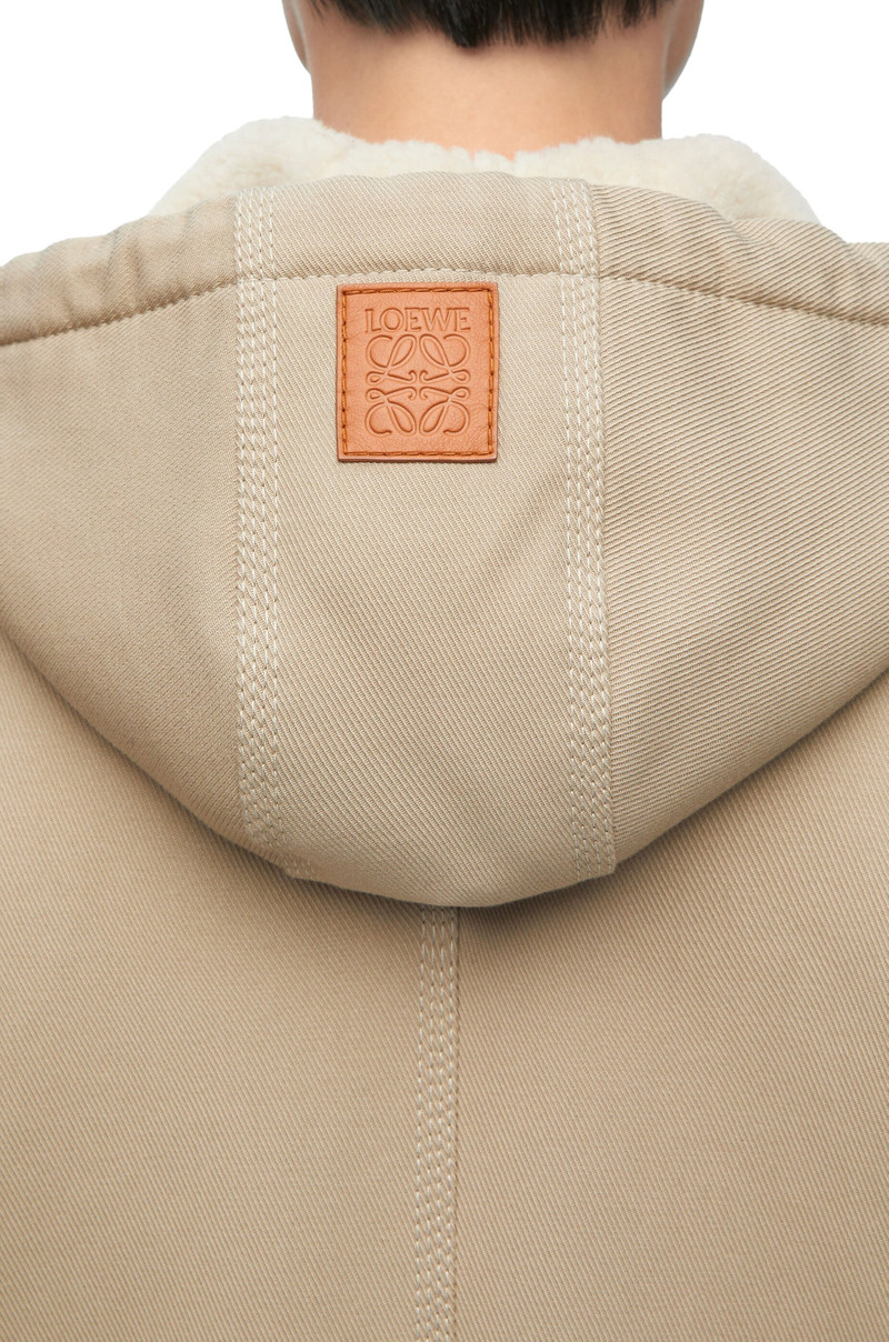 Hooded jacket in cotton 5