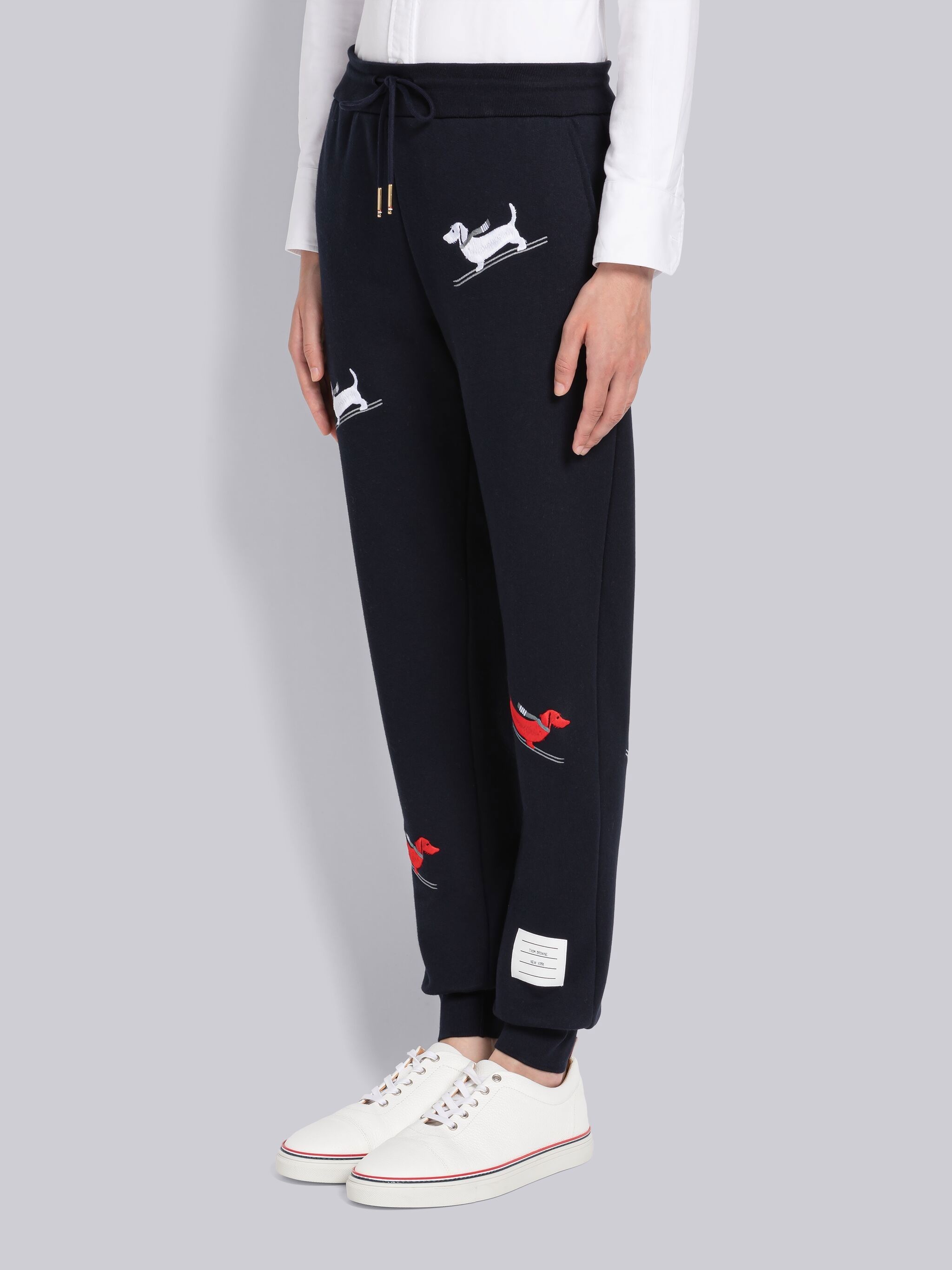 HECTOR SKI EMBROIDERY LOOPBACK SWEATPANTS - 2