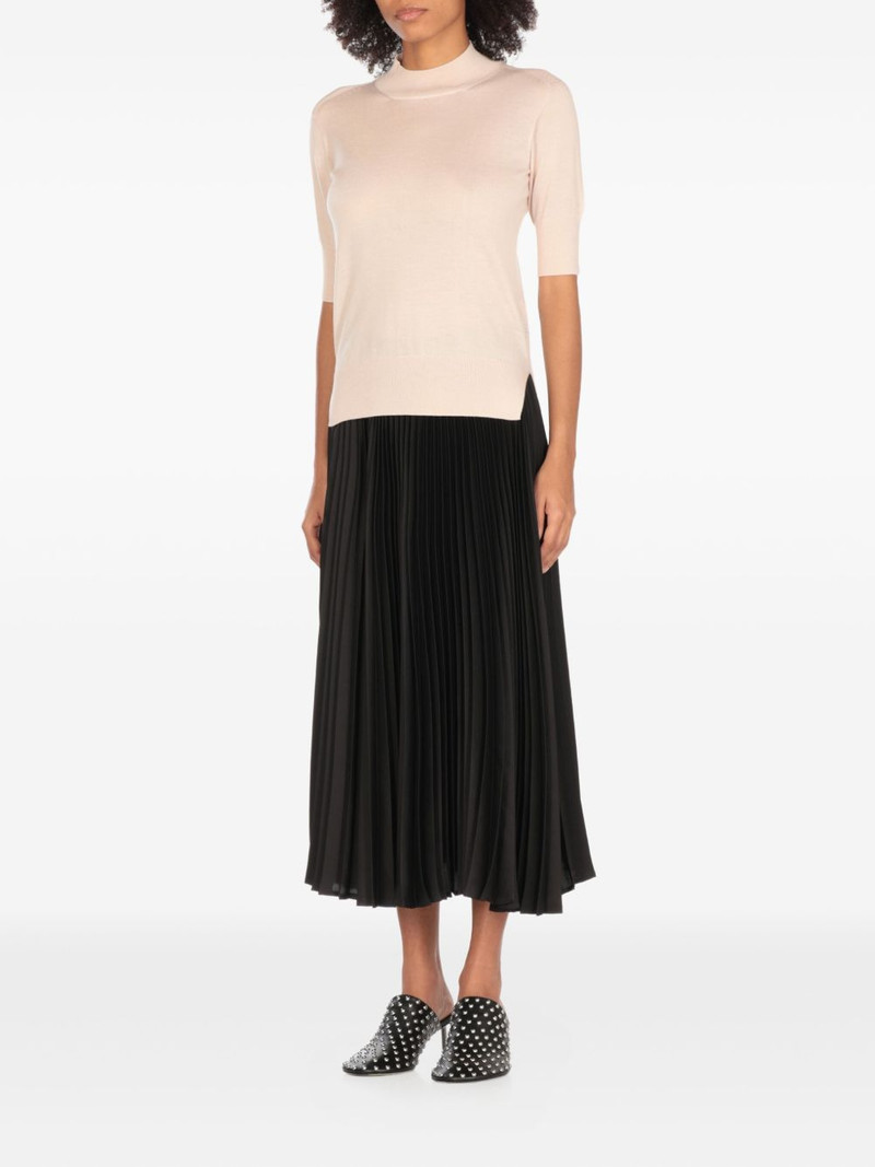 high-neck short-sleeves sweater 3