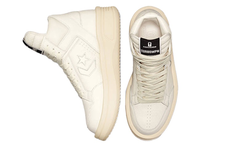 Converse Rick Owens x TURBOWPN Mid 'Egret' 172343C - 4