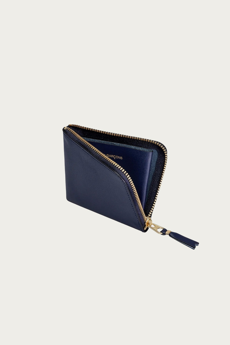 Comme Des Garçons Zip-Around Wallet - Navy outlook