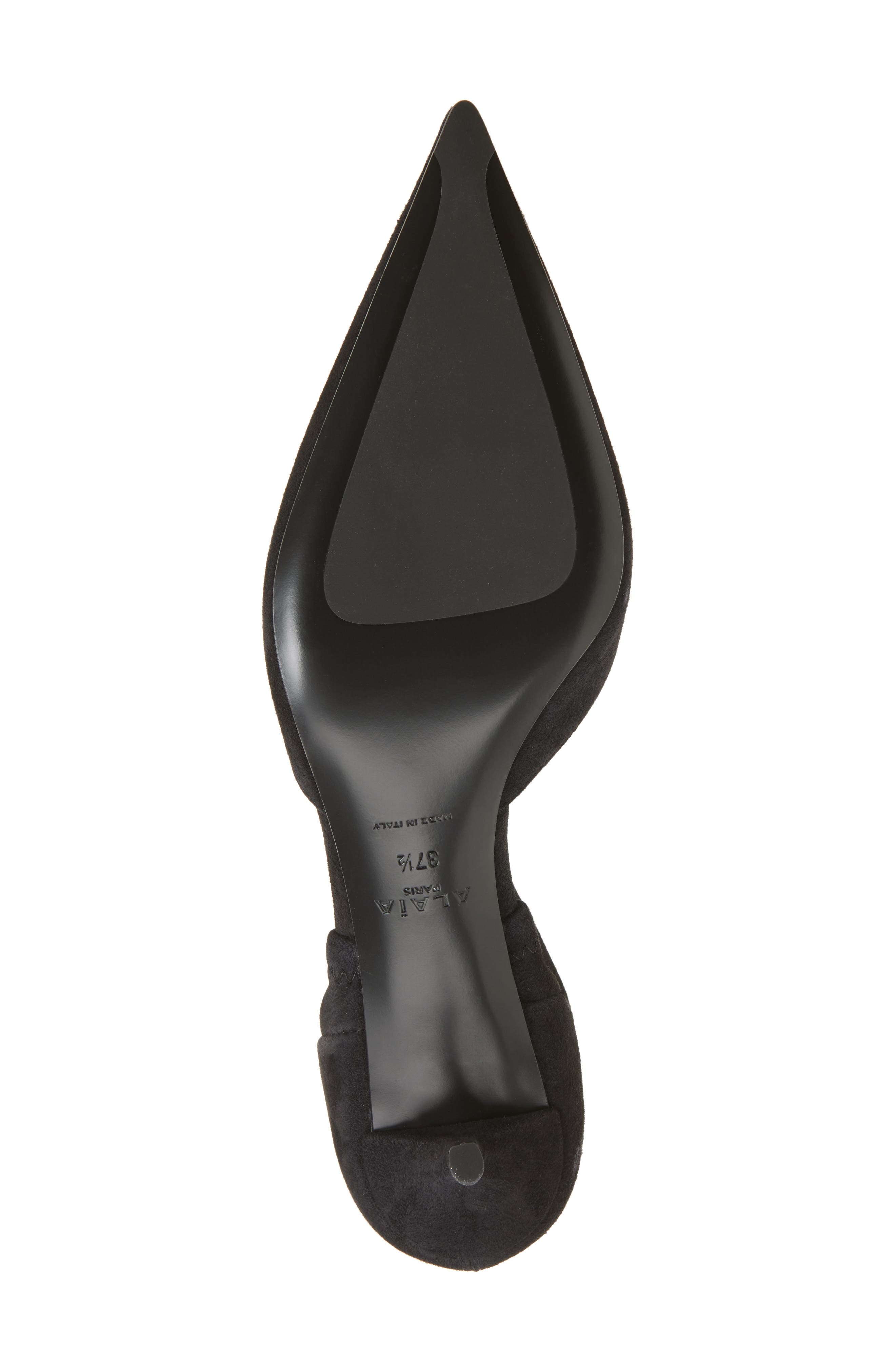 Alaïa Pointed Toe Bootie in Noir at Nordstrom - 6