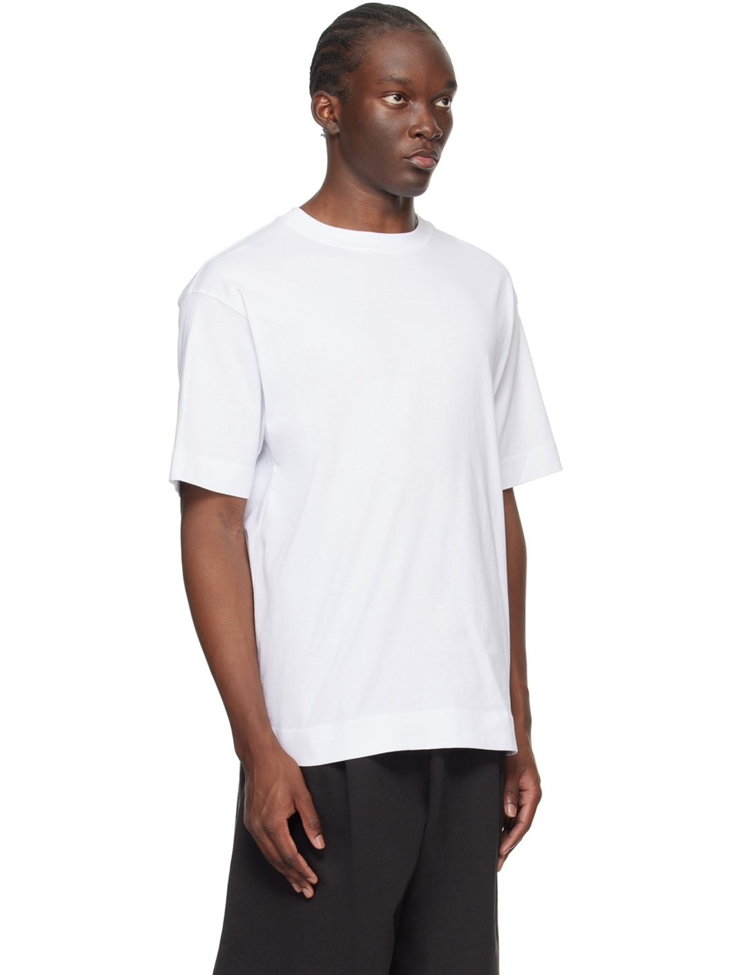 White Crewneck T-Shirt - 2