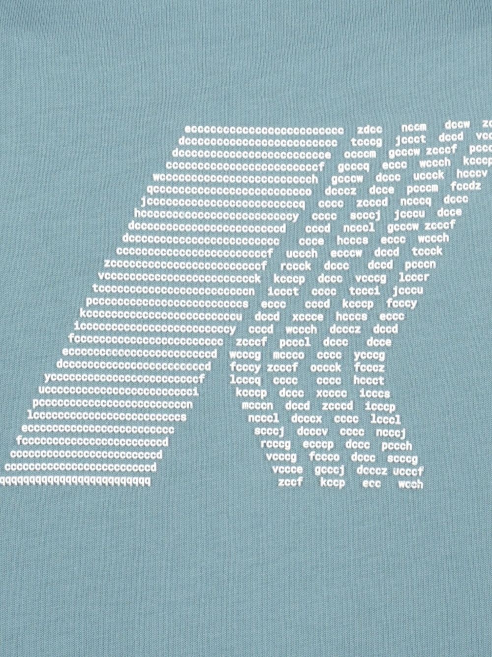 Odom Ascii Code logo-print T-shirt - 4