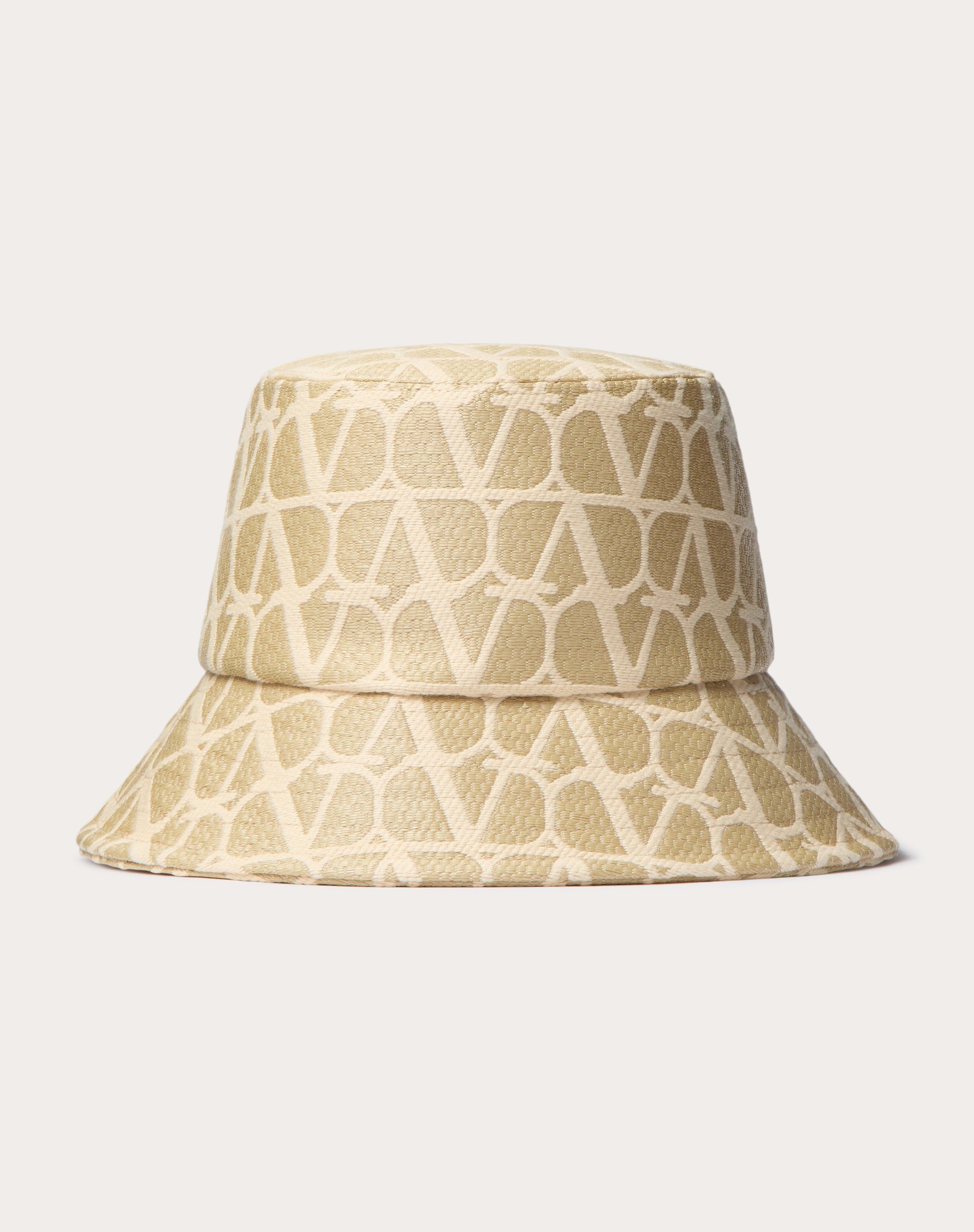 TOILE ICONOGRAPHE RAFFIA BUCKET HAT - 1