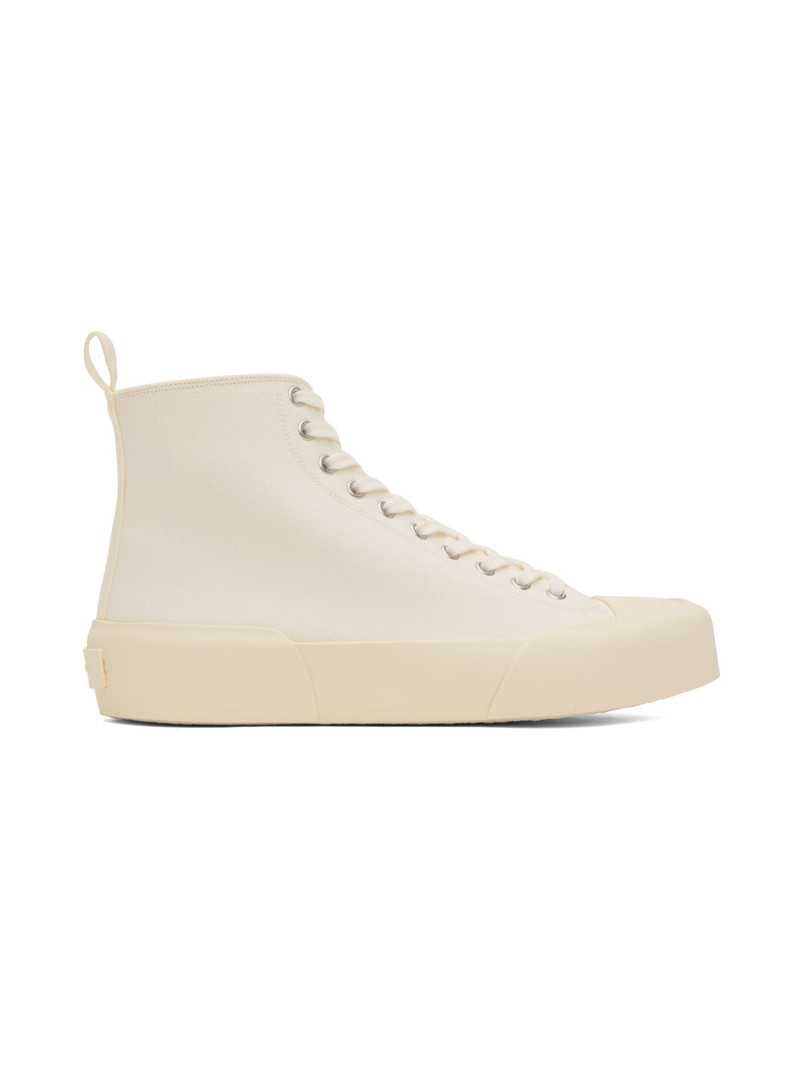 White High-Top Sneakers 1