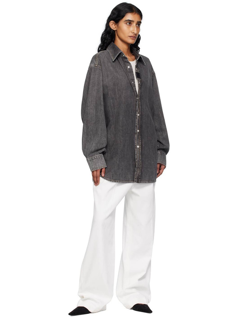 Stella McCartney Black Lightweight Denim Shirt outlook