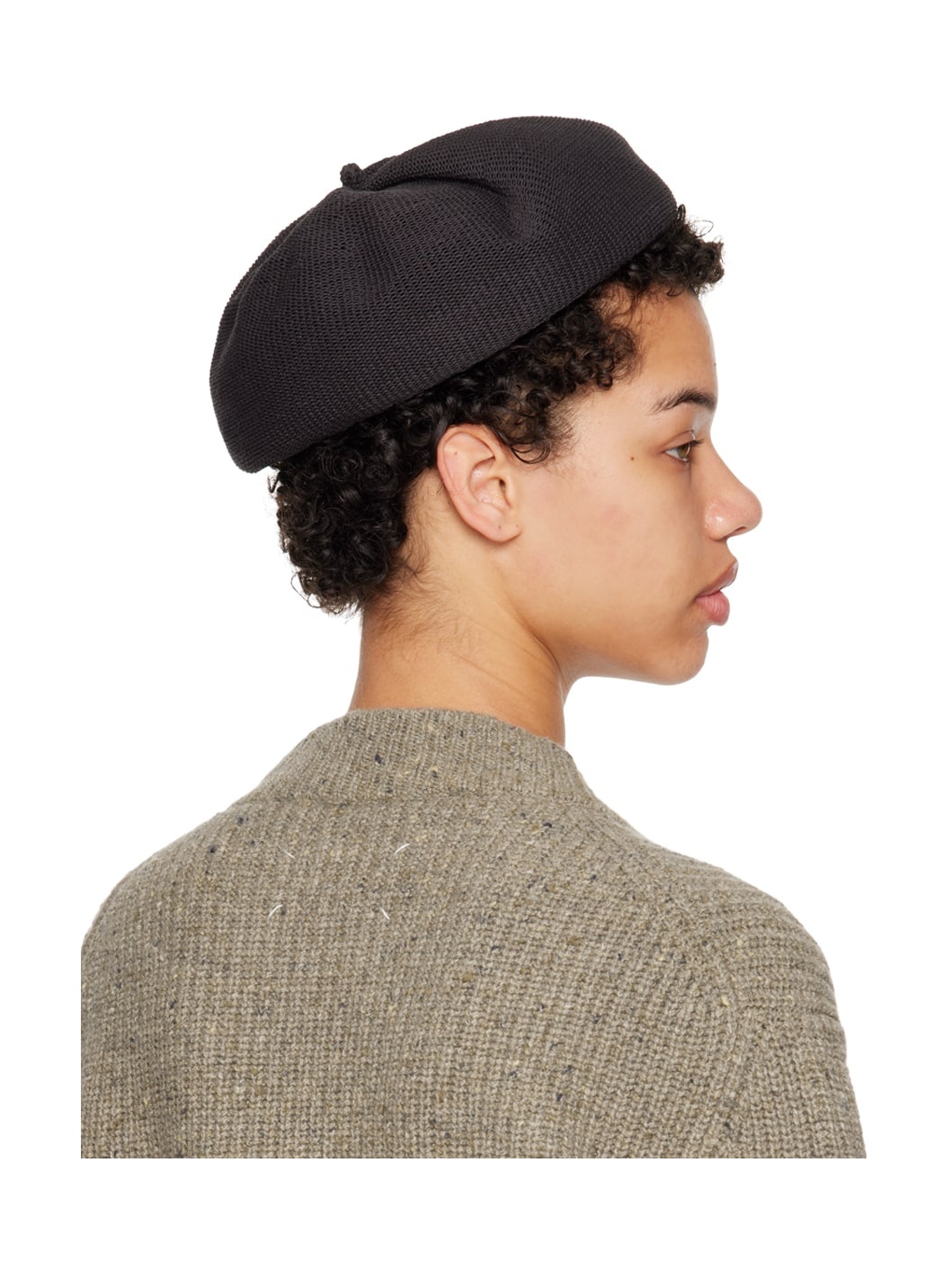 Y's Gray Work Beret | REVERSIBLE