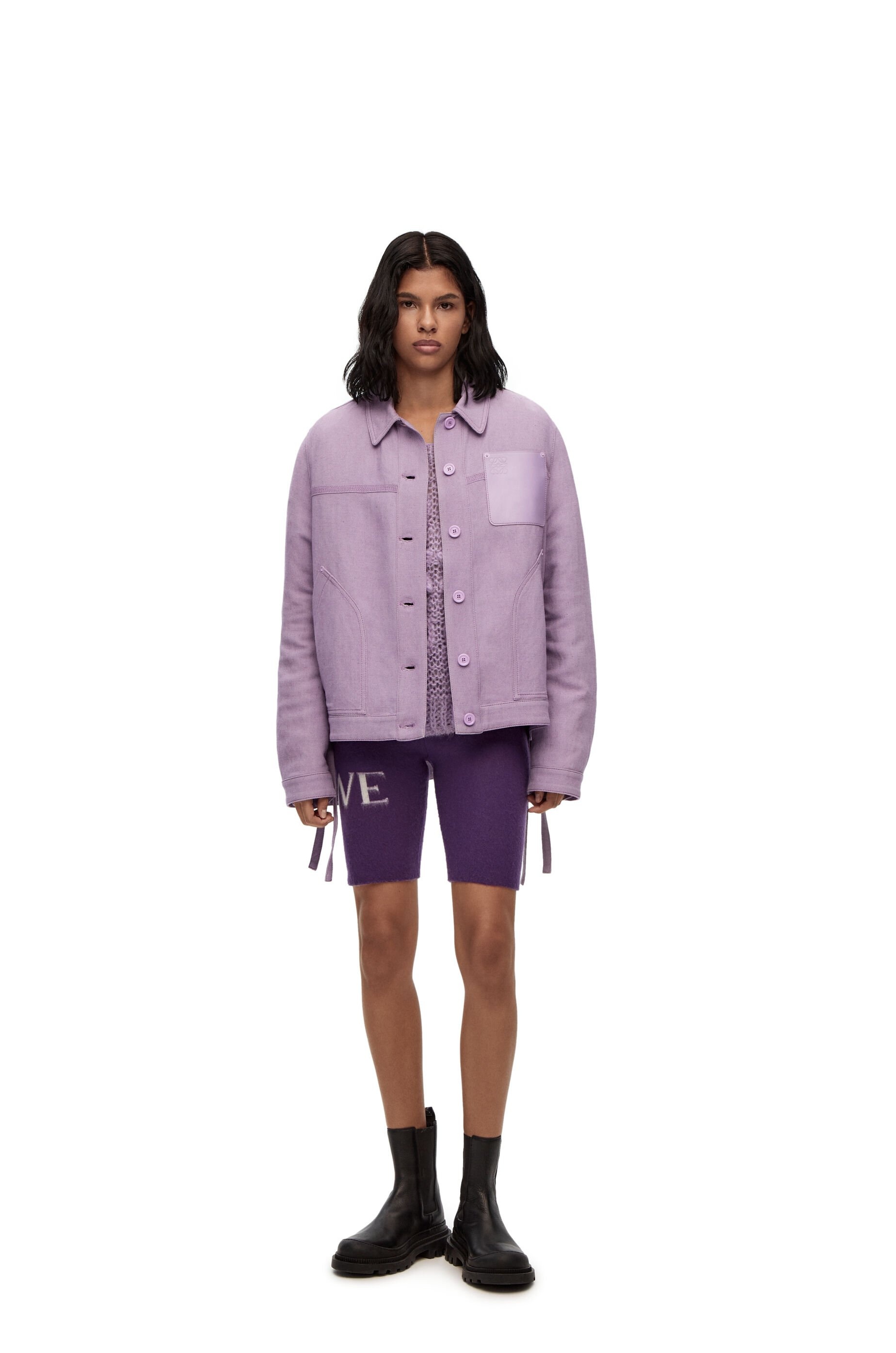 Workwear jacket in linen blend - 2